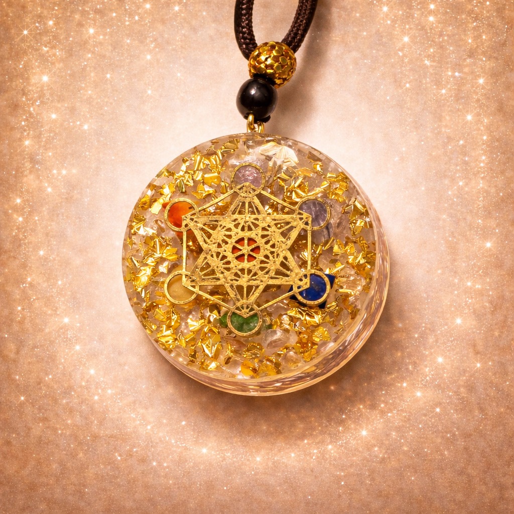 Pendentif Or Metatron